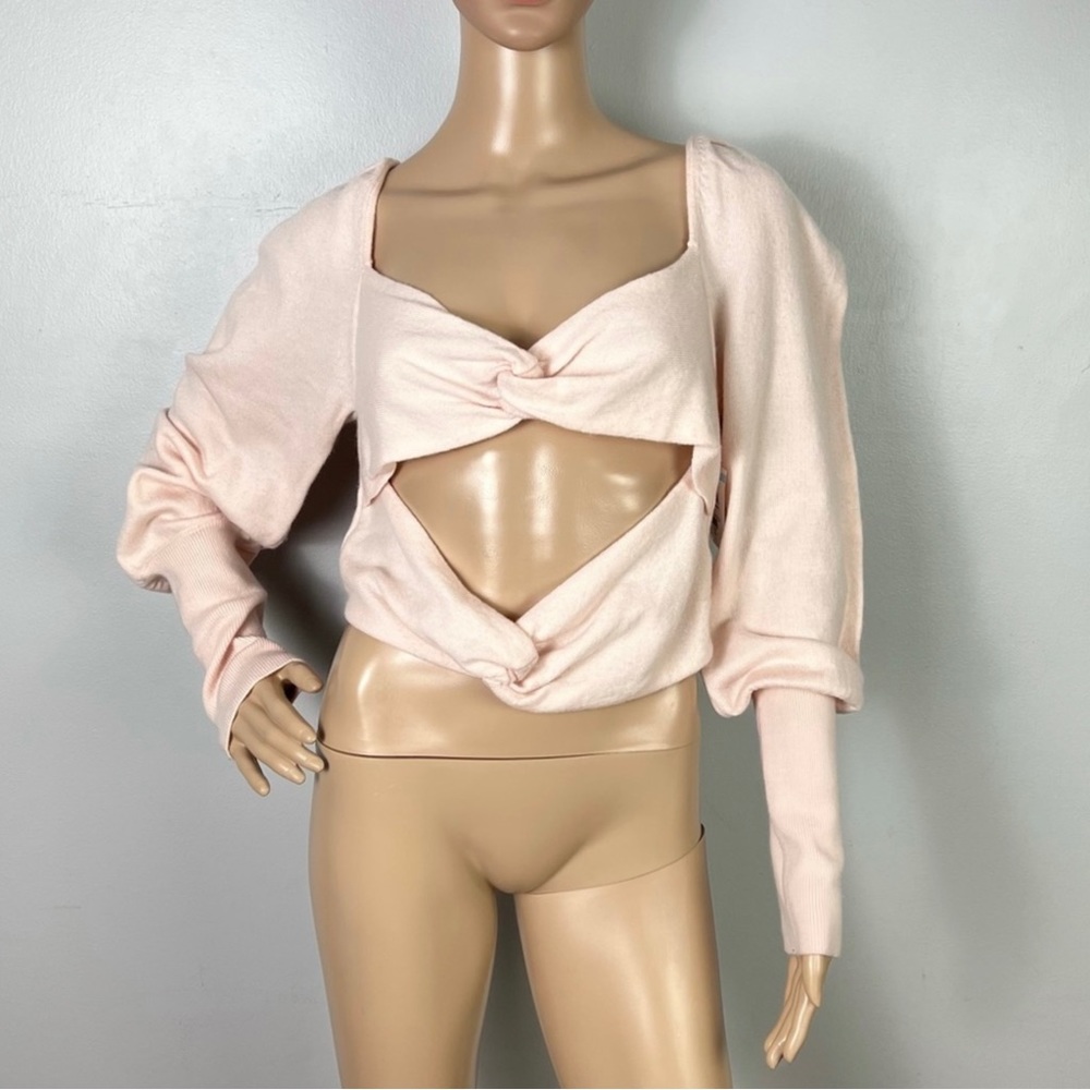 LPA REVOLVE PINK LONG SLEEVE KNIT TOP - Picture 2 of 8